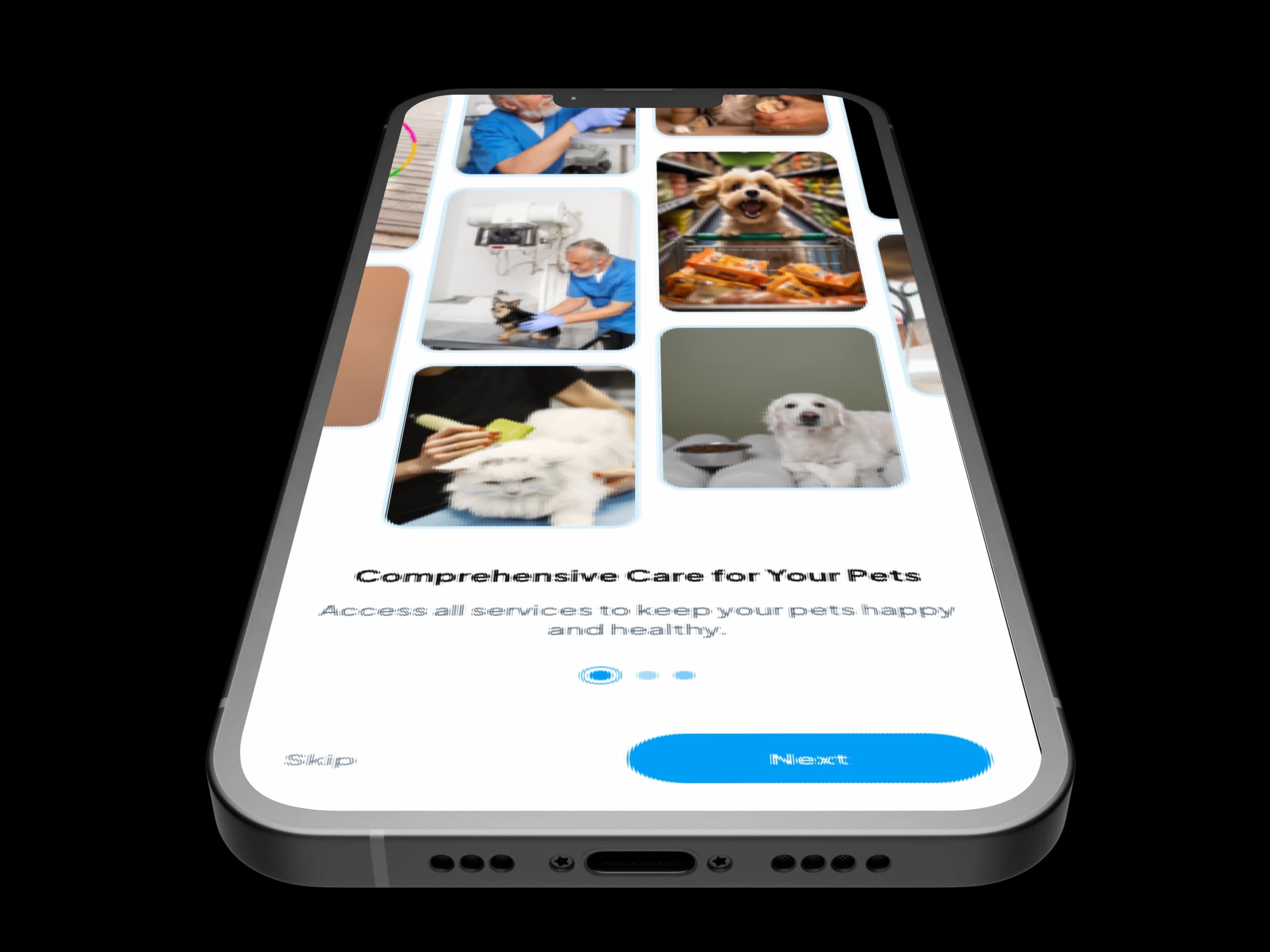 تطبيق AZ Pets لمتجر ورعاية الحيوانات الأليفة — واجهات التطبيق