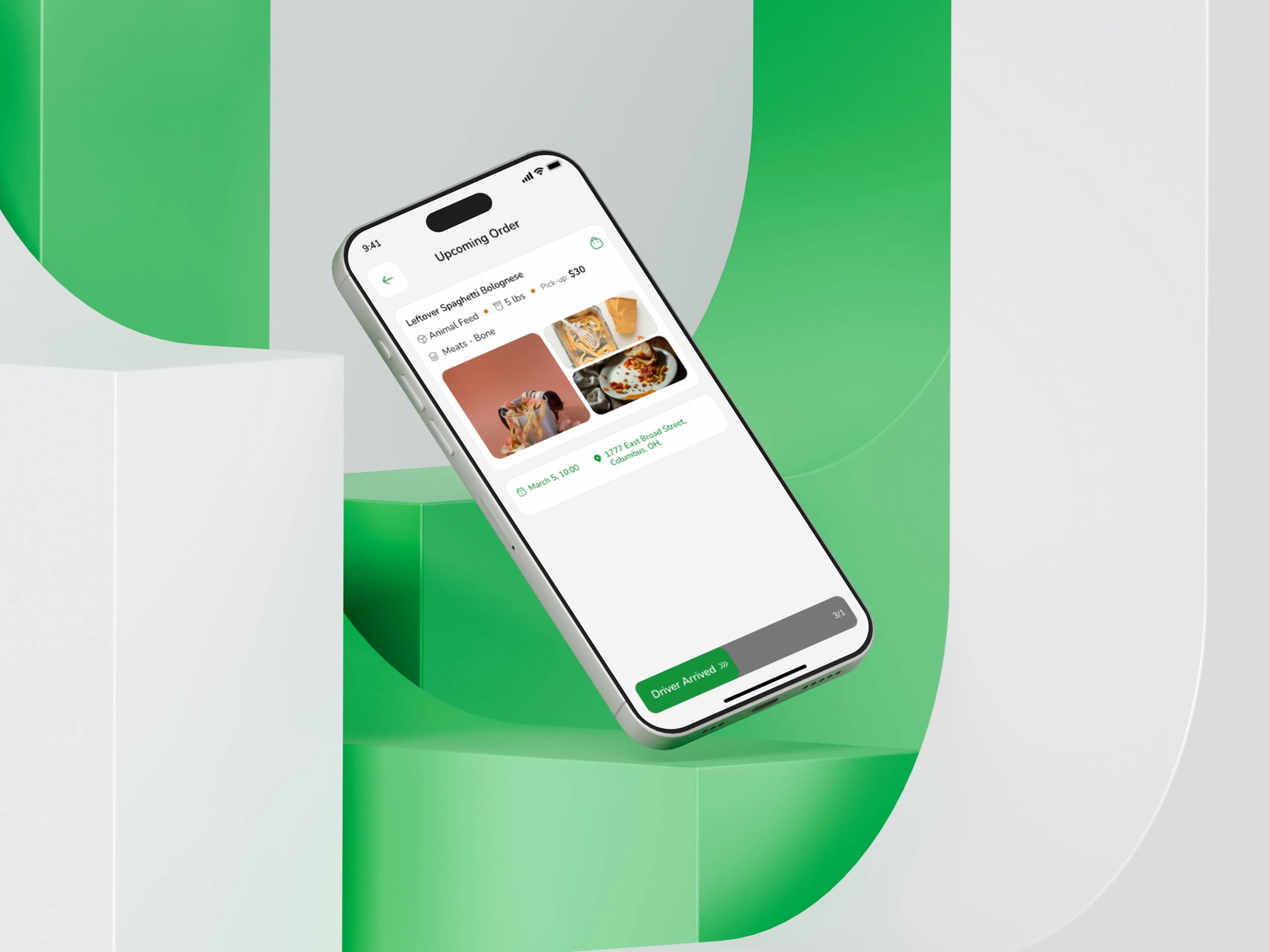 تطبيق Nifaya لمشاركة فائض الطعام — واجهات التطبيق